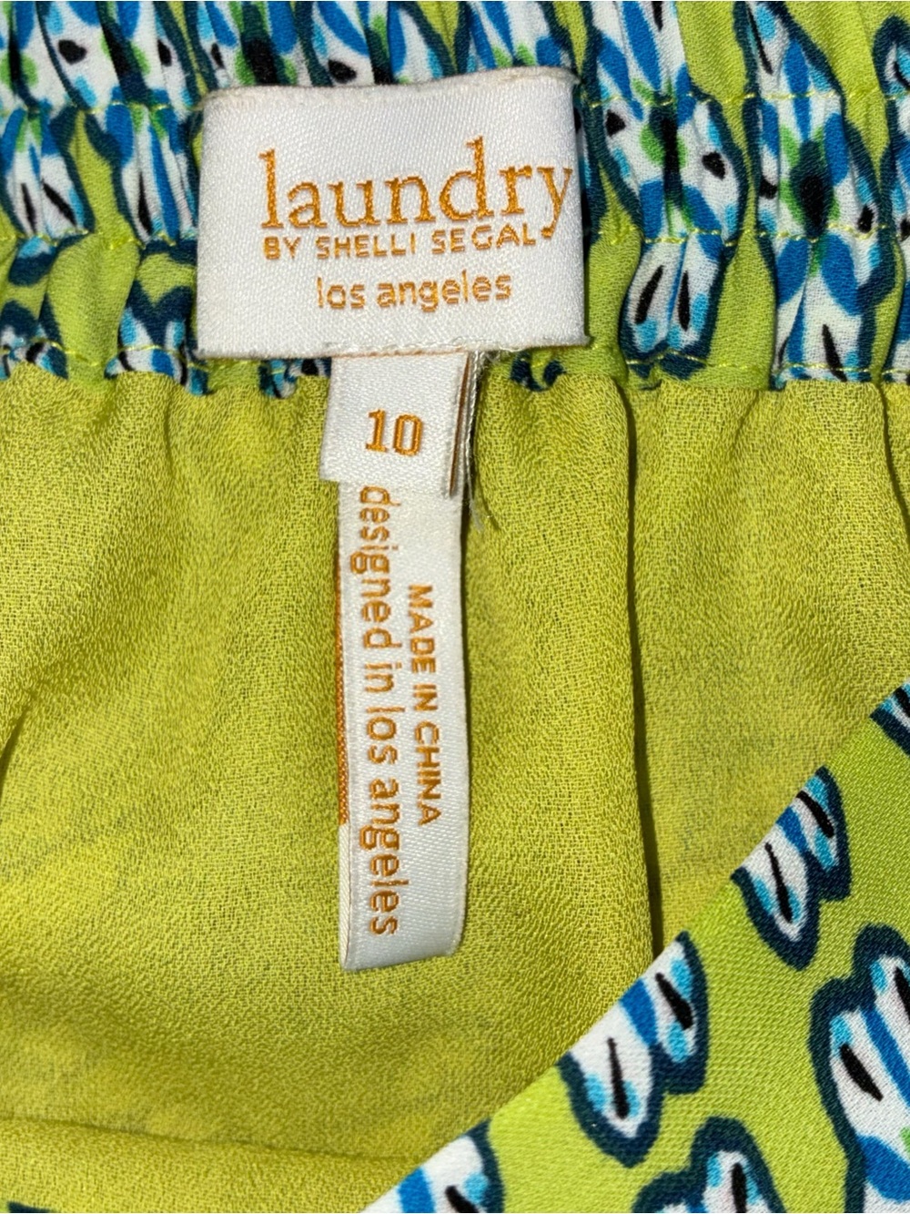 NWOT Women's Laundry By Shelli Segal Mixed-Print Hi-Lo Midi Skirt Maximalist - Picture 4 of 5